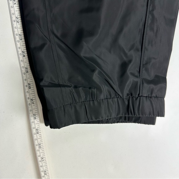 NWOT Love & Sports Black Mesh Lined Joggers Pull On Logo Print Zip Pockets XXXL - Picture 7 of 7
